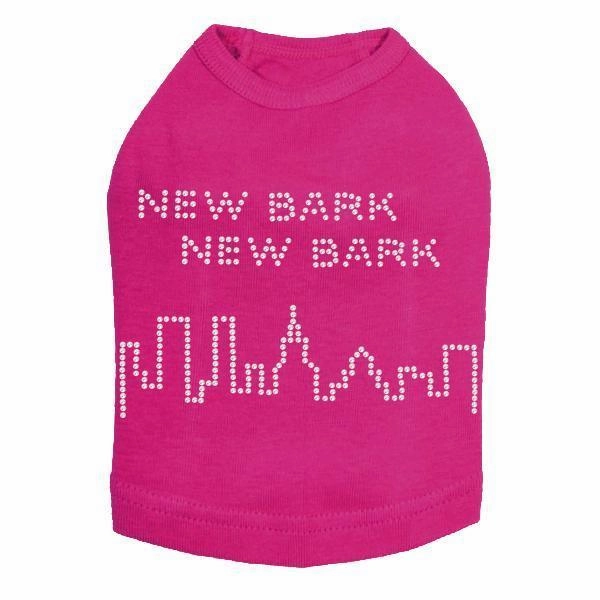 New Bark Rhinestone Dog Tank