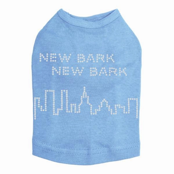 New Bark Rhinestone Dog Tank