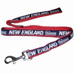 NFL New England Patriots Dog Nylon Collar and Leash Set