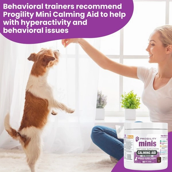 Nootie Progility Minis Calming Aid with Melatonin Soft Chew Supplement for Dogs