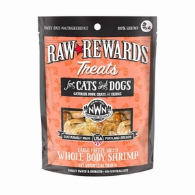 Northwest Naturals Dogs & Cats Raw Rewards Whole Body Shrimp Premium Treats 1oz