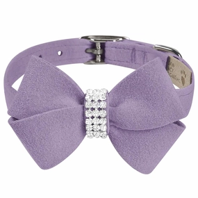 Nouveau Bow Dog Collar French Lavender