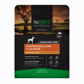 Nutripe Dog Essence Australian Lamb & Salmon with Green Tripe 200g