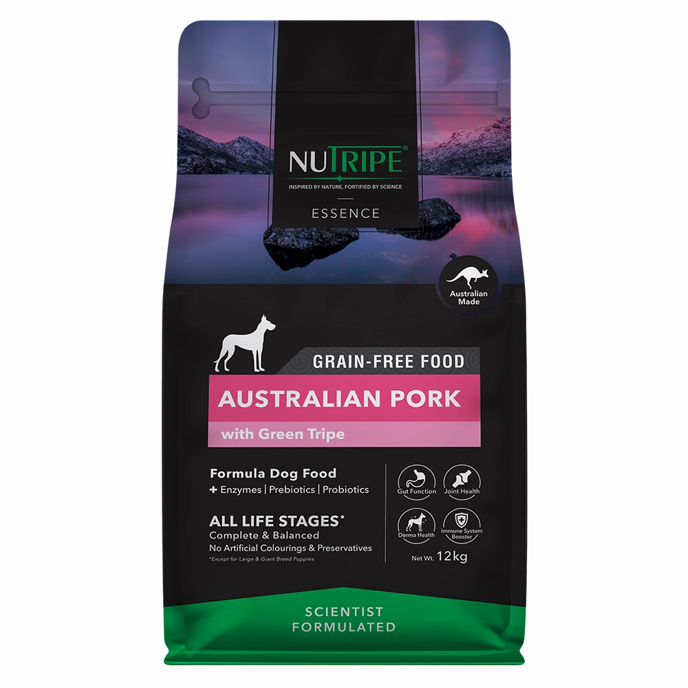 Nutripe Dog Essence Australian Pork with Green Tripe 12kg
