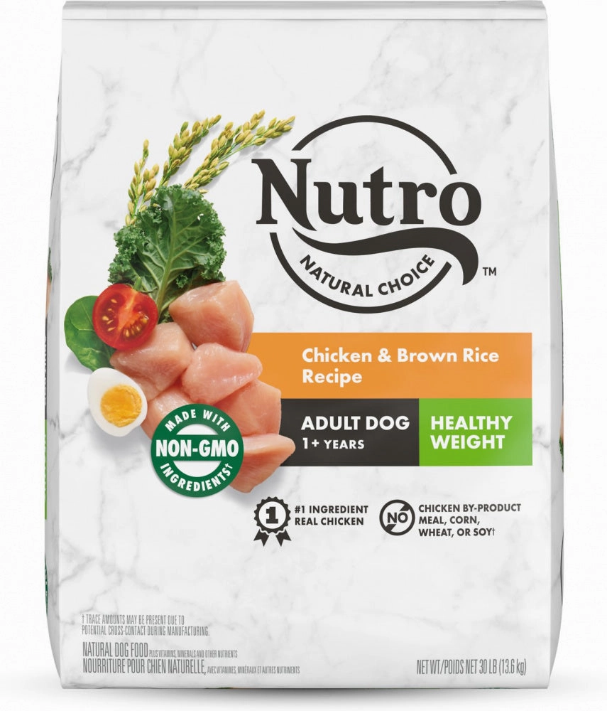 Nutro Wholesome Essentials Healthy Weight Adult Farm-Raised Chicken, Lentils & Sweet Potato Dry Dog Food