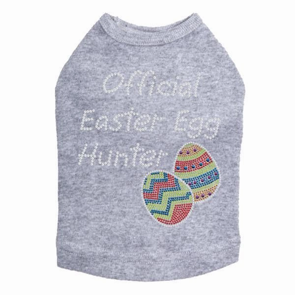 Official Easter Egg Hunter Rhinestone Dog Tank