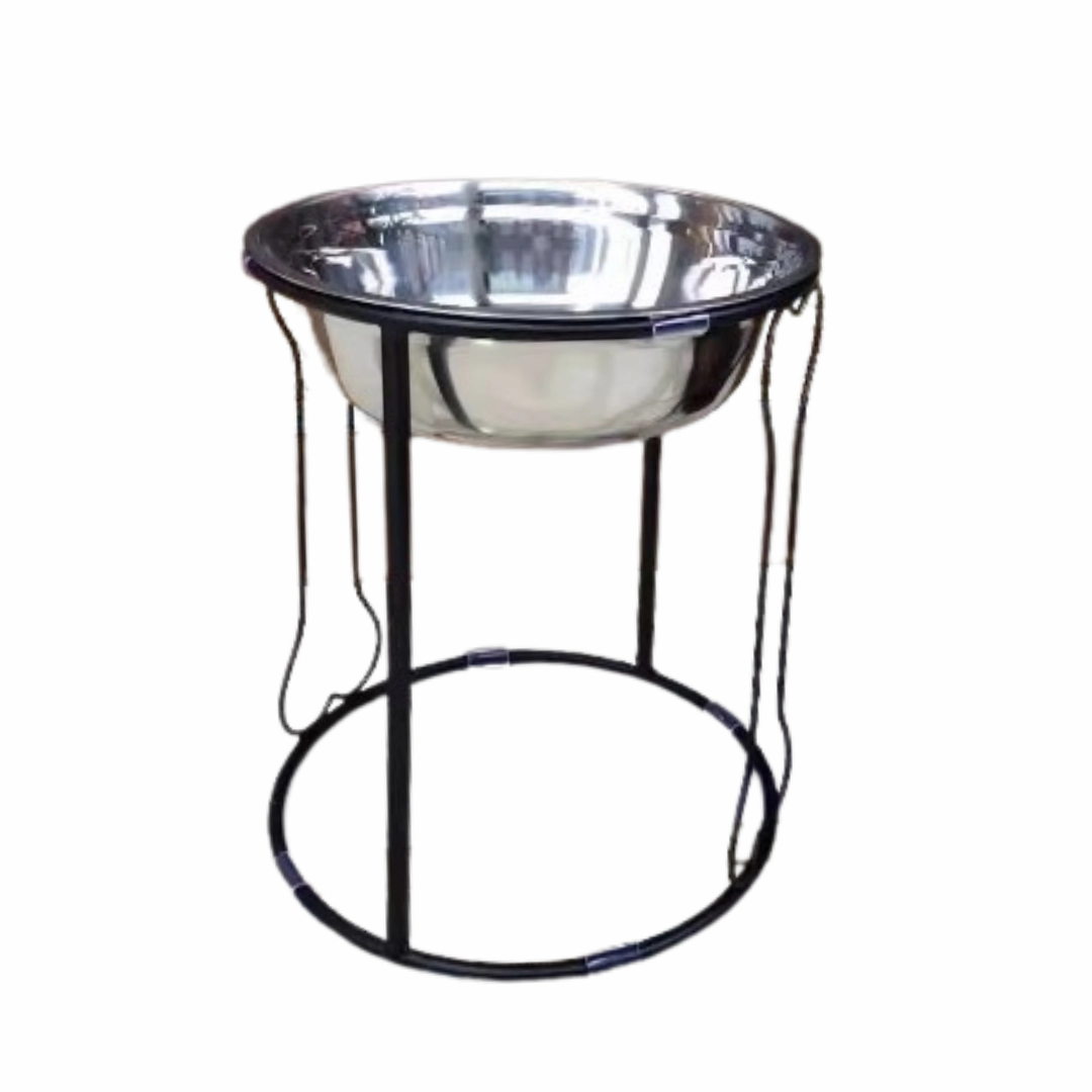 Ohmypet Elevated Stainless Steel Bowl - D 26cm