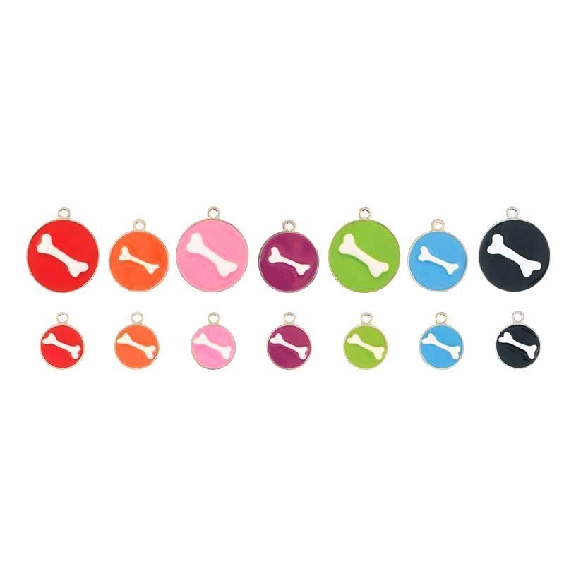 Opaque Pastel Bone Dog ID Tag