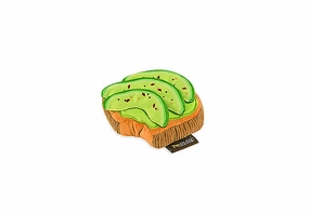 P.L.A.Y. Barking Brunch MINI Plush Dog toys, Avo-doggo Toast (mini sized)