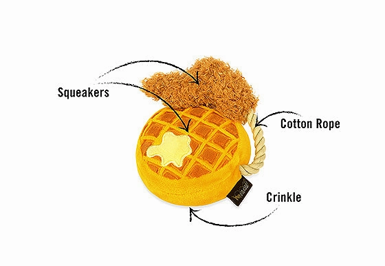 P.L.A.Y. Barking Brunch MINI Plush Dog toys, Bundle (mini sized)