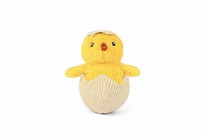P.L.A.Y. Hippity Hoppity Squeaky Plush Dog toys, Chick Me Out
