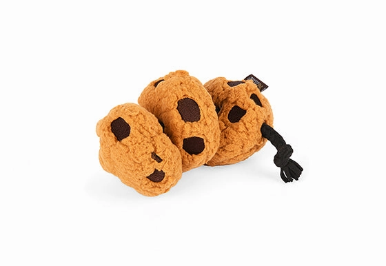 P.L.A.Y. Pup Cup Cafe Squeaky Plush Dog toys, Cookies n' Treats
