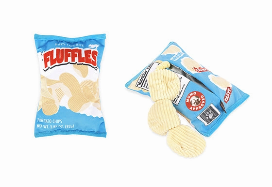 P.L.A.Y. Snack Attack Squeaky Plush Dog toys, Bundle