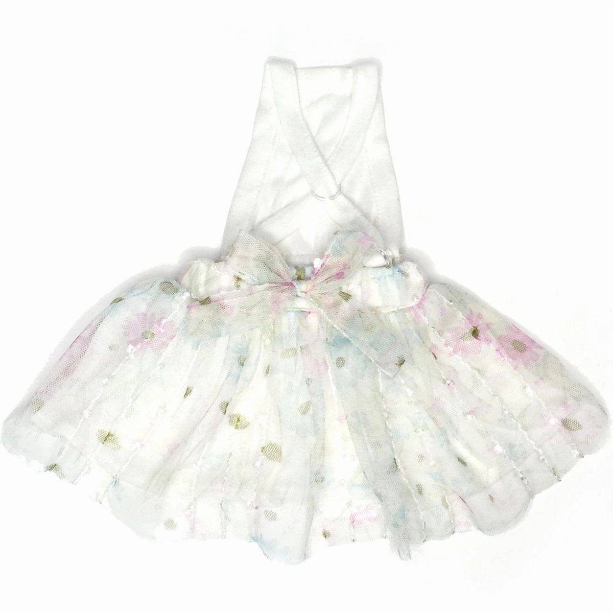Pastel Floral Lace Dog Sundress