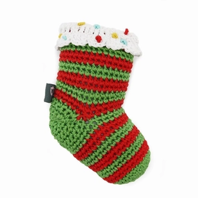 Pawer Squeaky Christmas Stocking Dog Toy