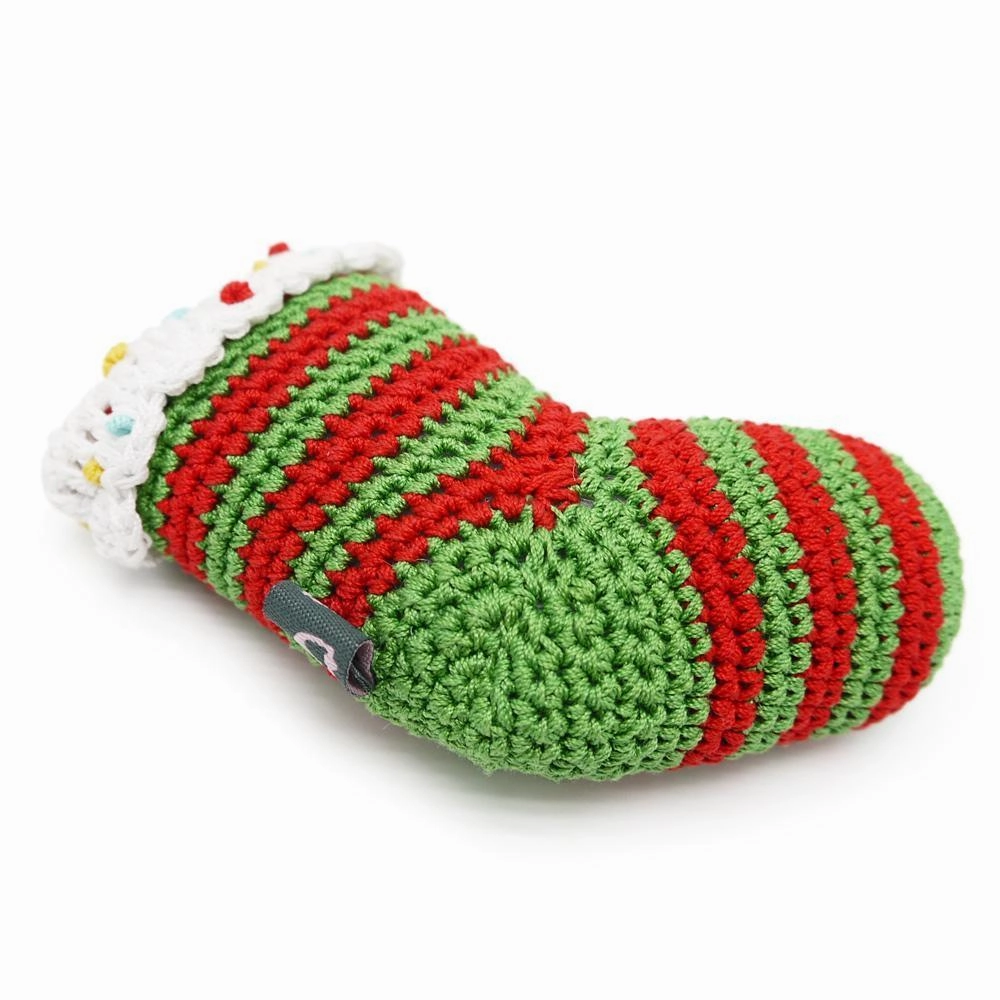 Pawer Squeaky Christmas Stocking Dog Toy