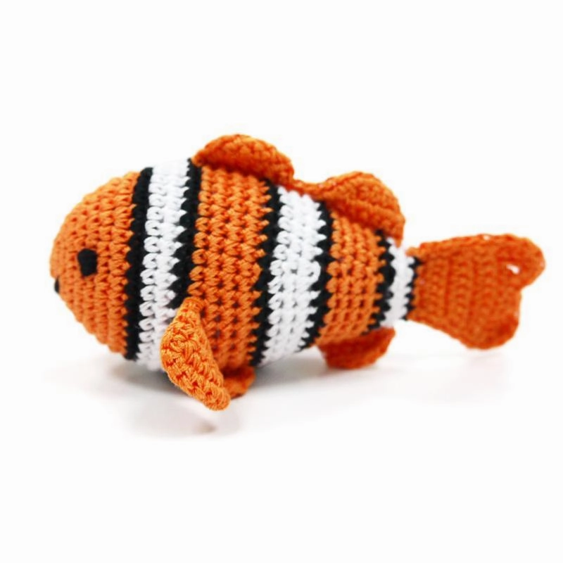 Pawer Squeaky Clown Fish Dog Toy