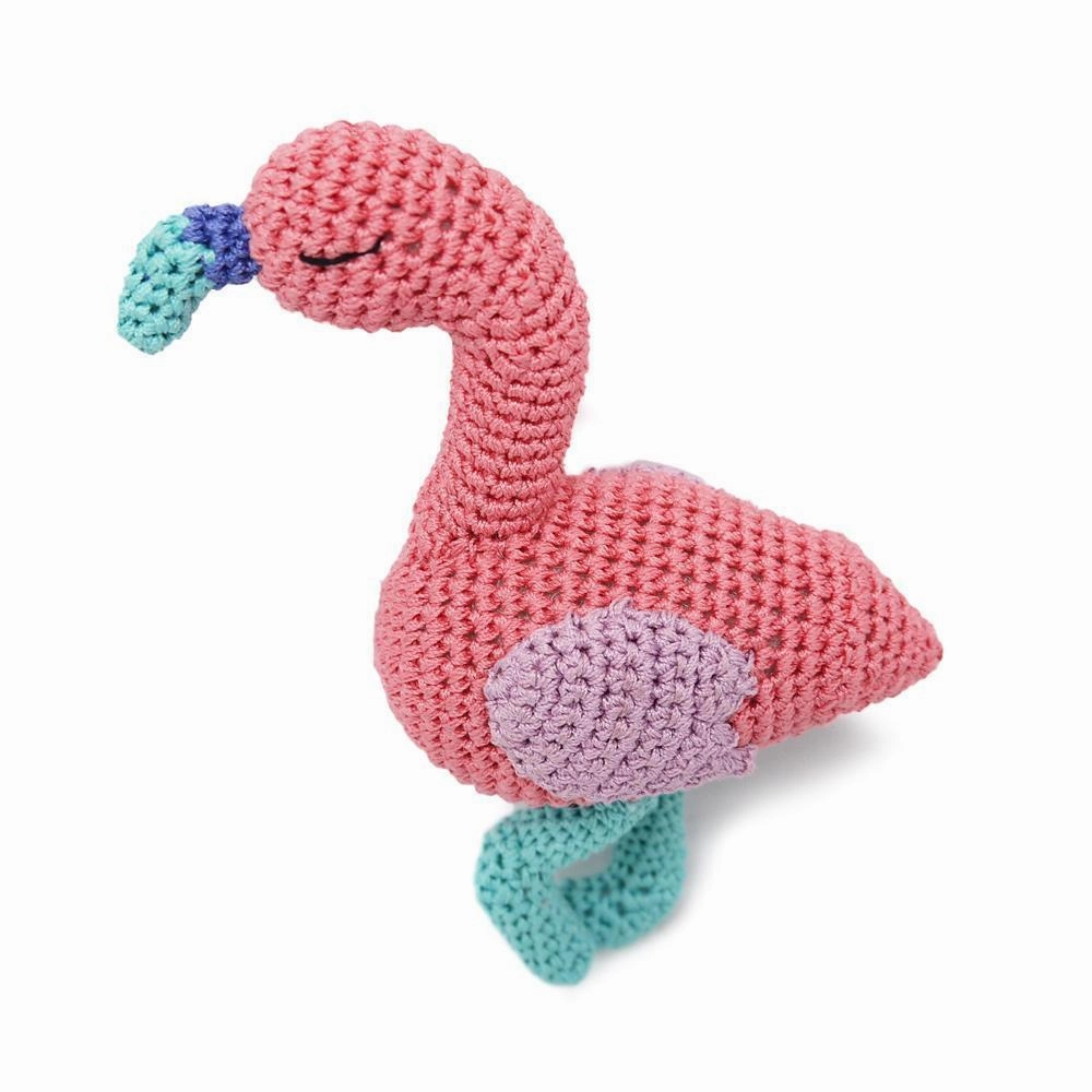 Pawer Squeaky Flamingo Dog Toy