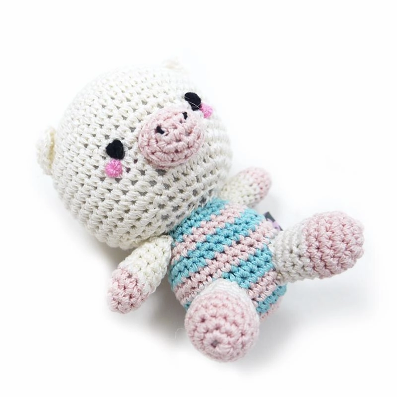 Pawer Squeaky Pig Doll Dog Toy