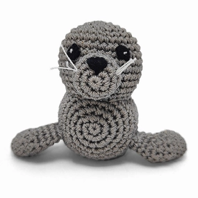 Pawer Squeaky Seal Dog Toy