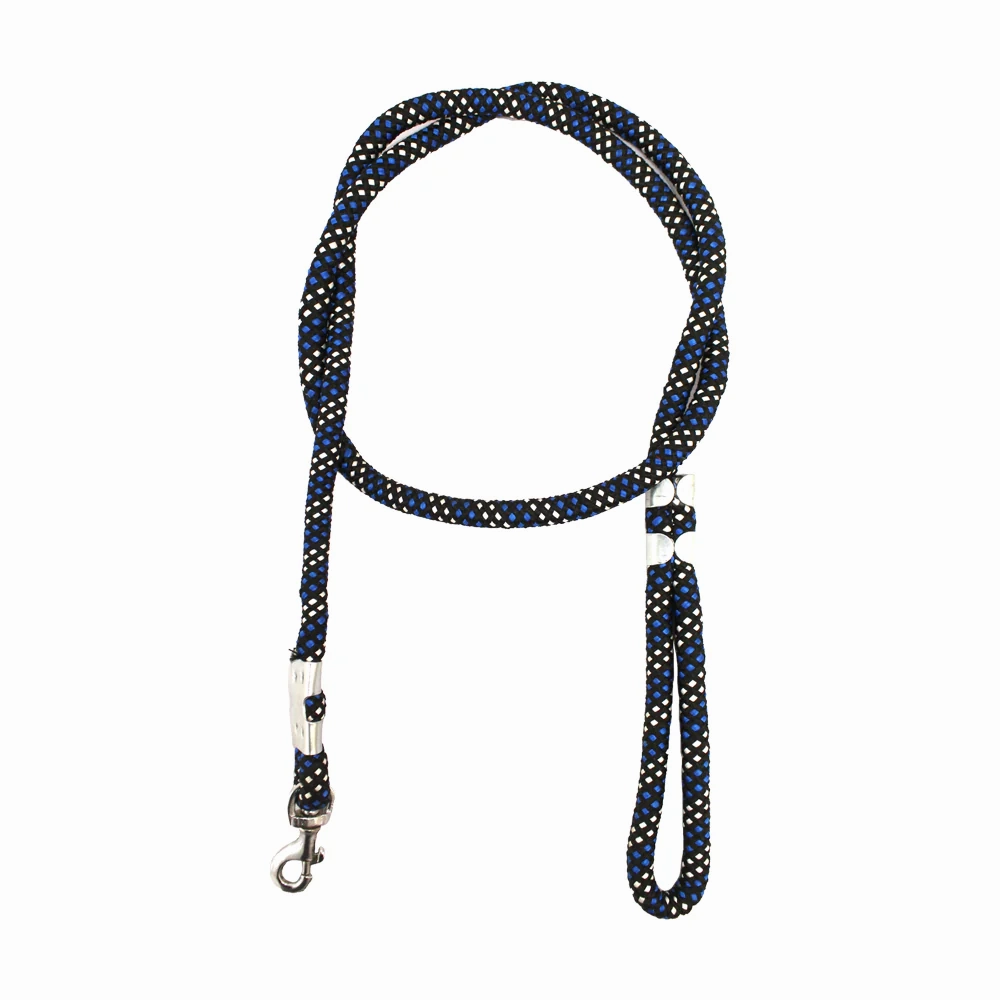 Pawpourri Classic Polyester Rope Leash for Dogs (Blue)