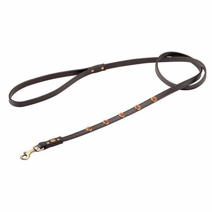 Pebbies Gold Sand Stone Dog Leash
