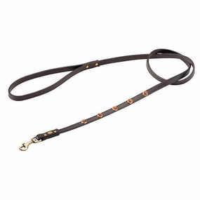 Pebbies Gold Sand Stone Dog Leash