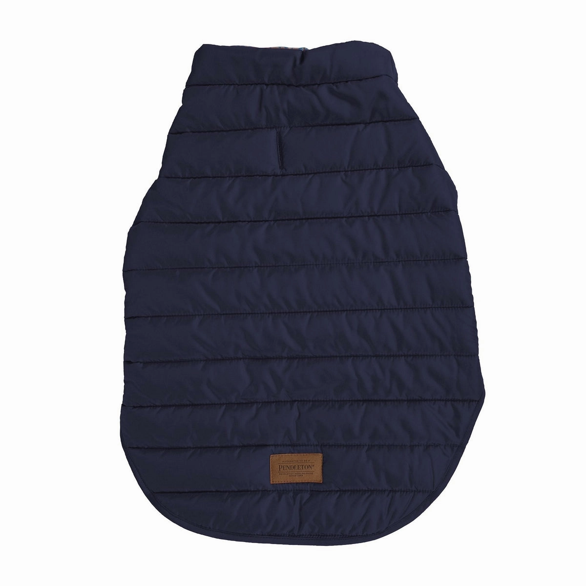 Pendleton Puffer Dog Coat Navy