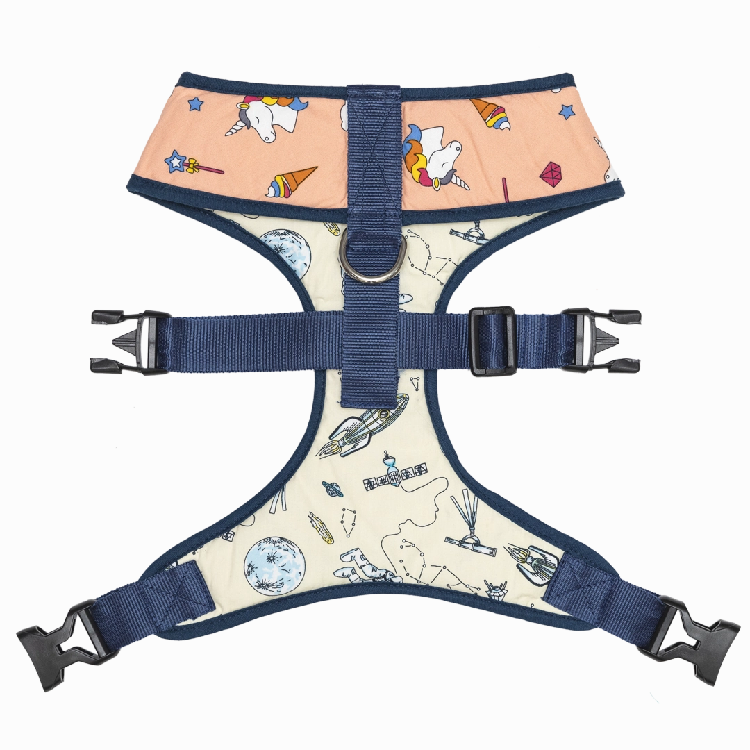 Pet And Parents Galaxy Wonderland Reversible Harness for Dogs