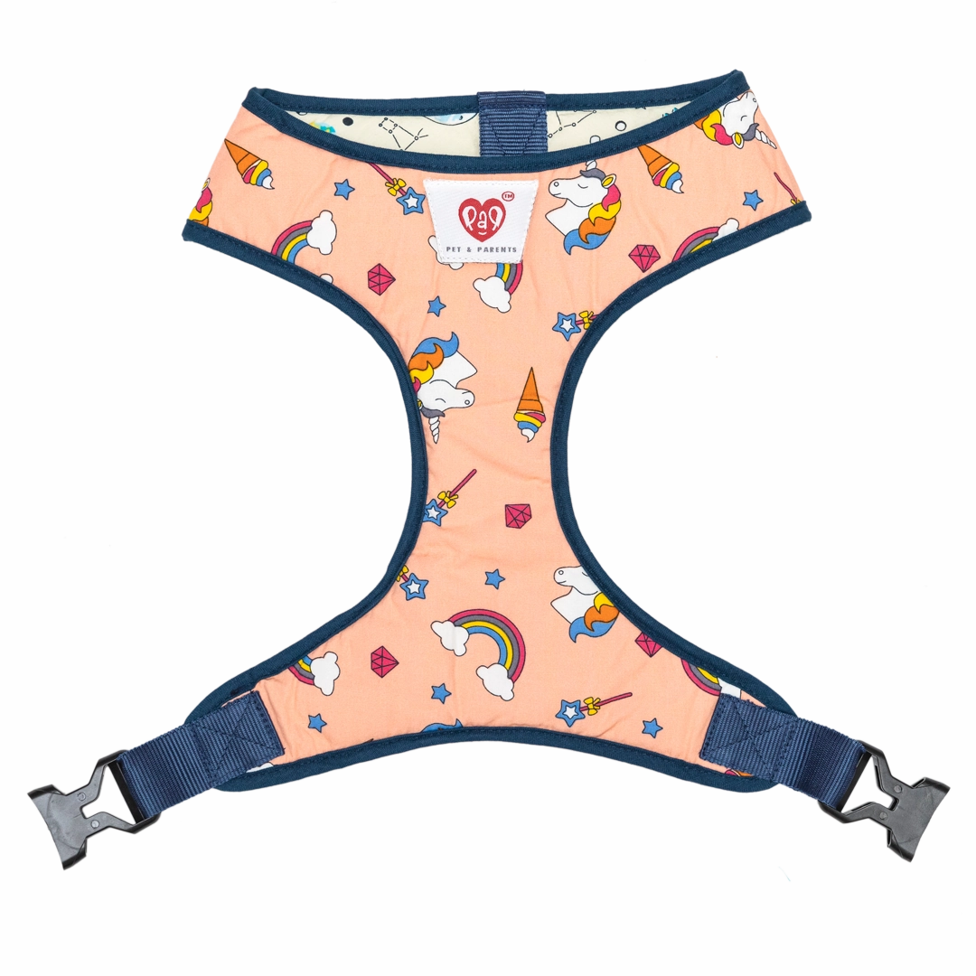Pet And Parents Galaxy Wonderland Reversible Harness for Dogs