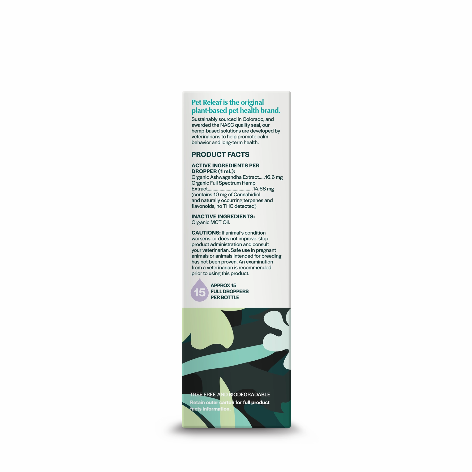 Pet Releaf Stress Releaf Mini Hemp Oil for Dogs and Cats