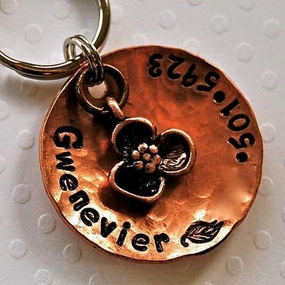 Petals Dog ID Tag