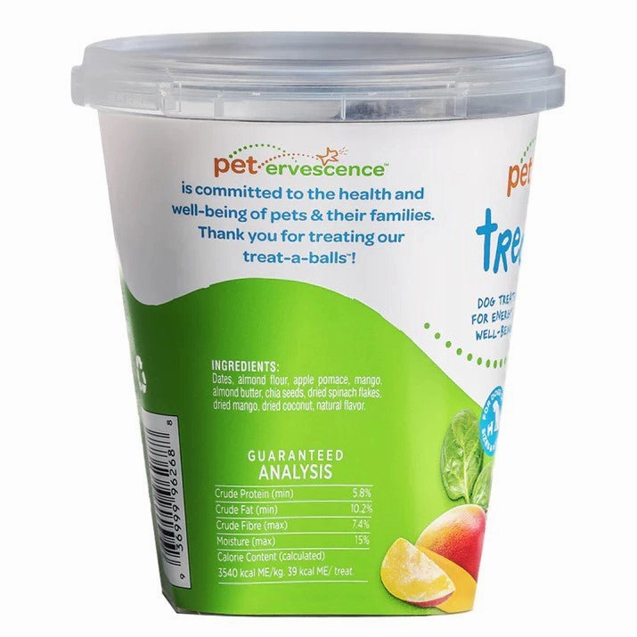 Petervescence Treat-A-Balls Mango, Chia & Spinach