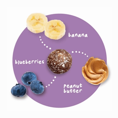Petervescence Treat-A-Balls Peanut Butter, Blueberry & Banana