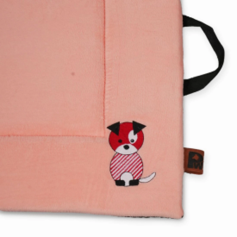 Petter World Orthopedic Memory Foam Crate Mat for Joint Support & Pressure Relief for Dogs (Peach Pearl)
