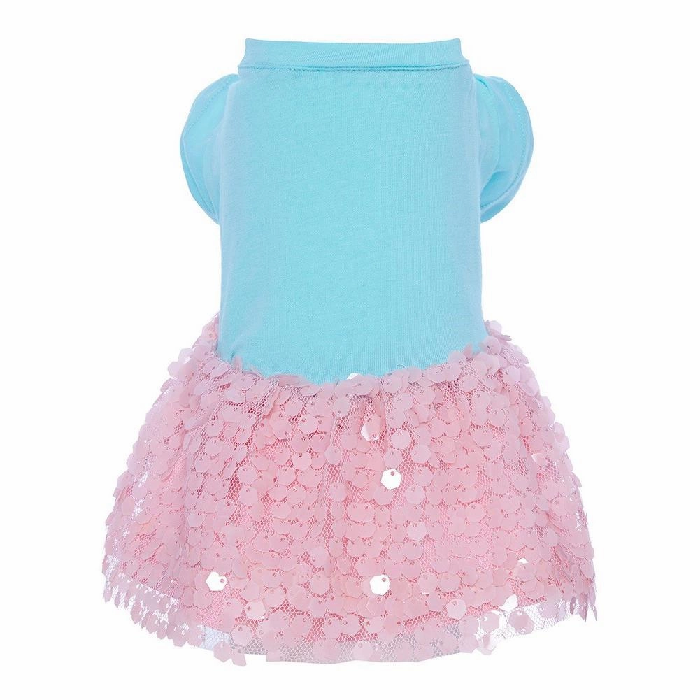 Pinky Minty Dog Dress