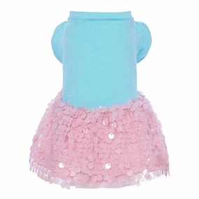 Pinky Minty Dog Dress