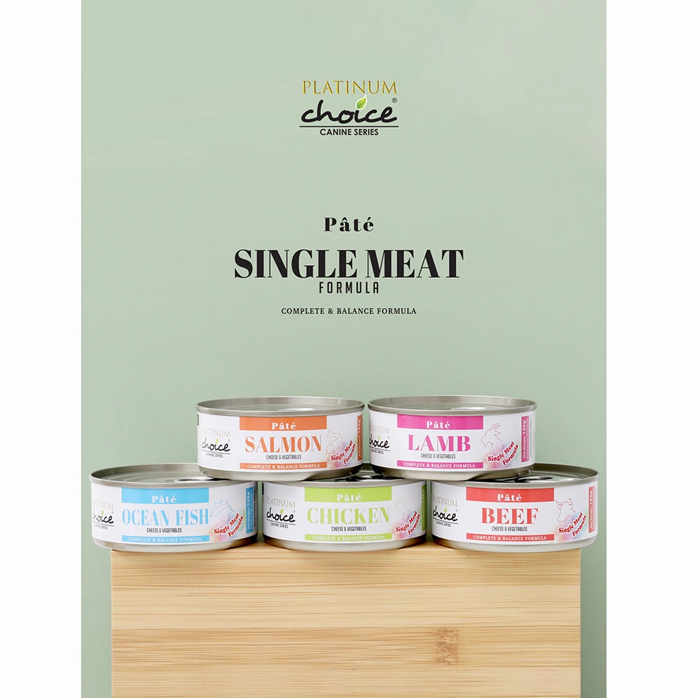 Platinum Choice Canine Pate Chicken, Cheese & Vegetables 125g