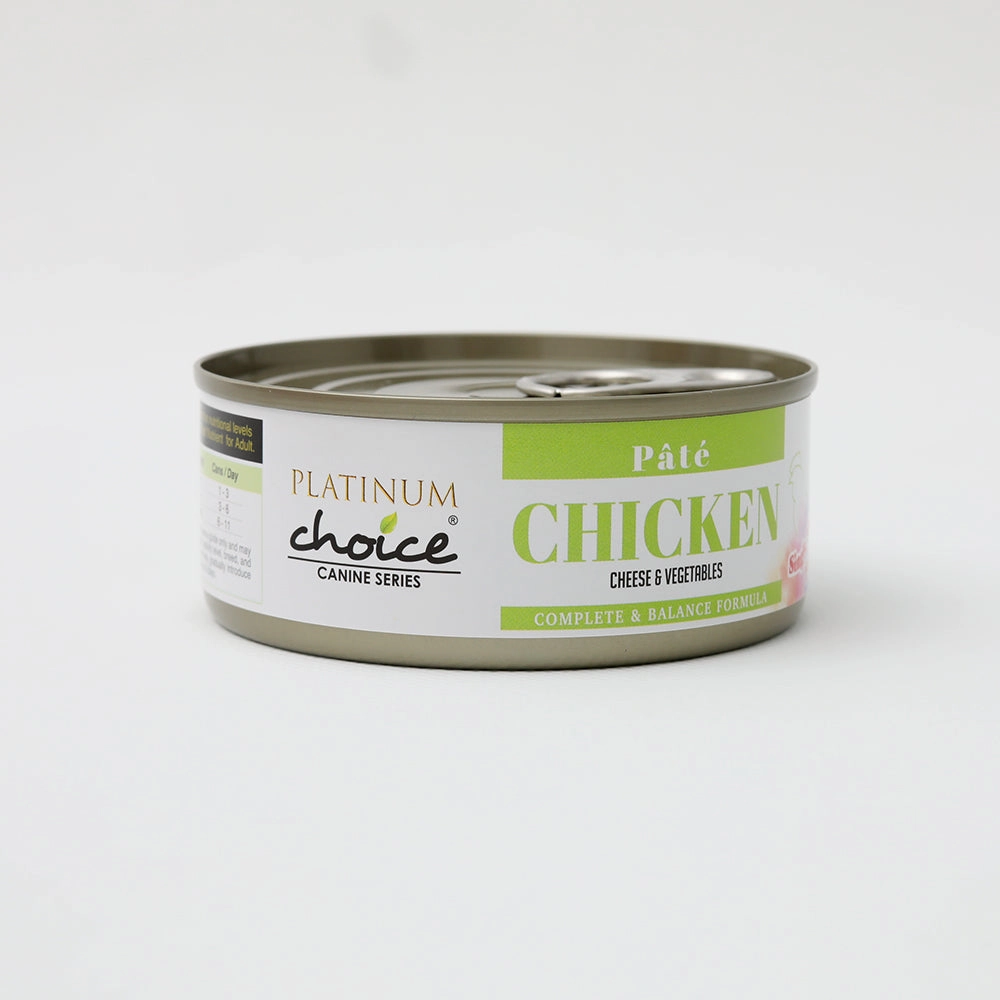 Platinum Choice Canine Pate Chicken, Cheese & Vegetables 125g