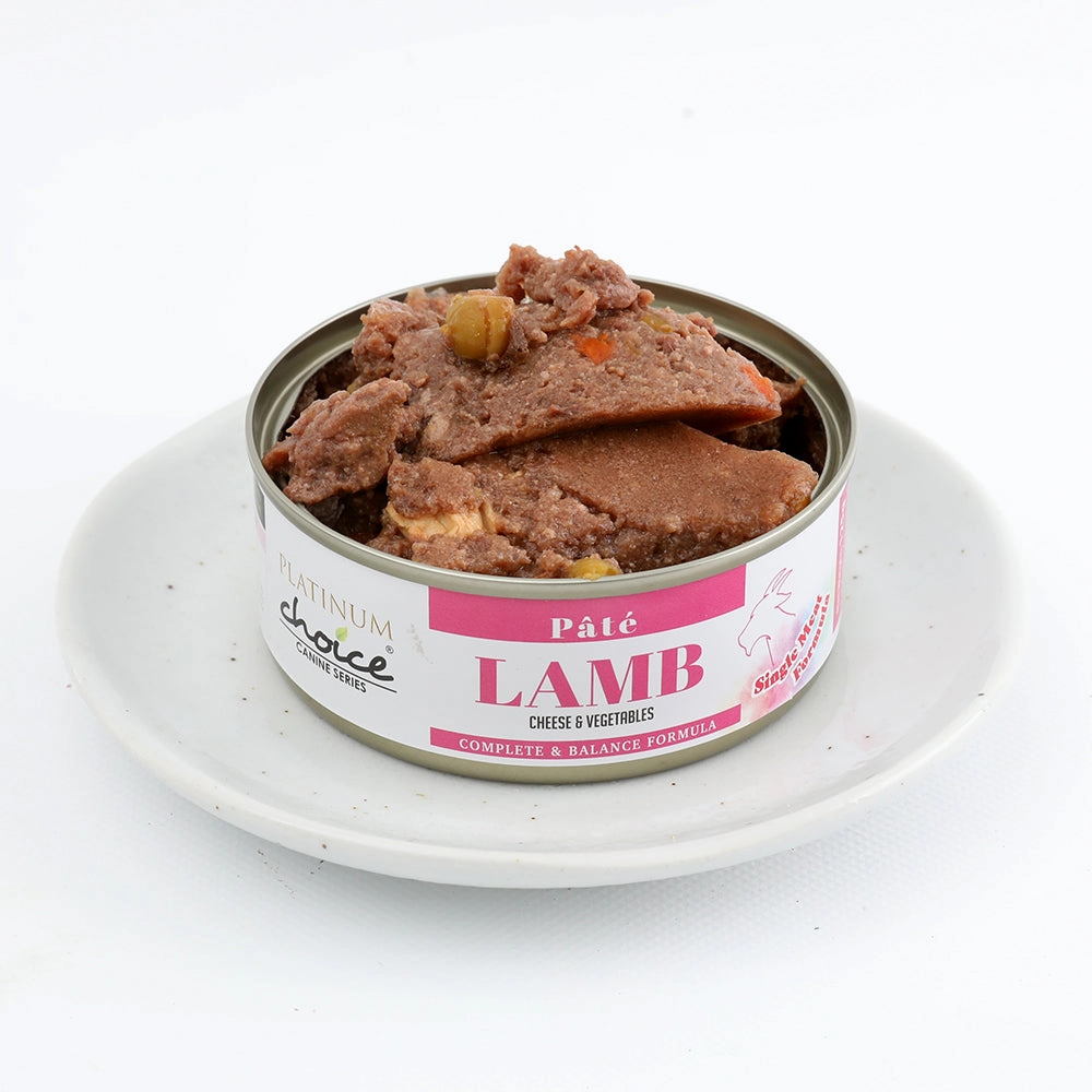 Platinum Choice Canine Pate Lamb, Cheese & Vegetables 125g