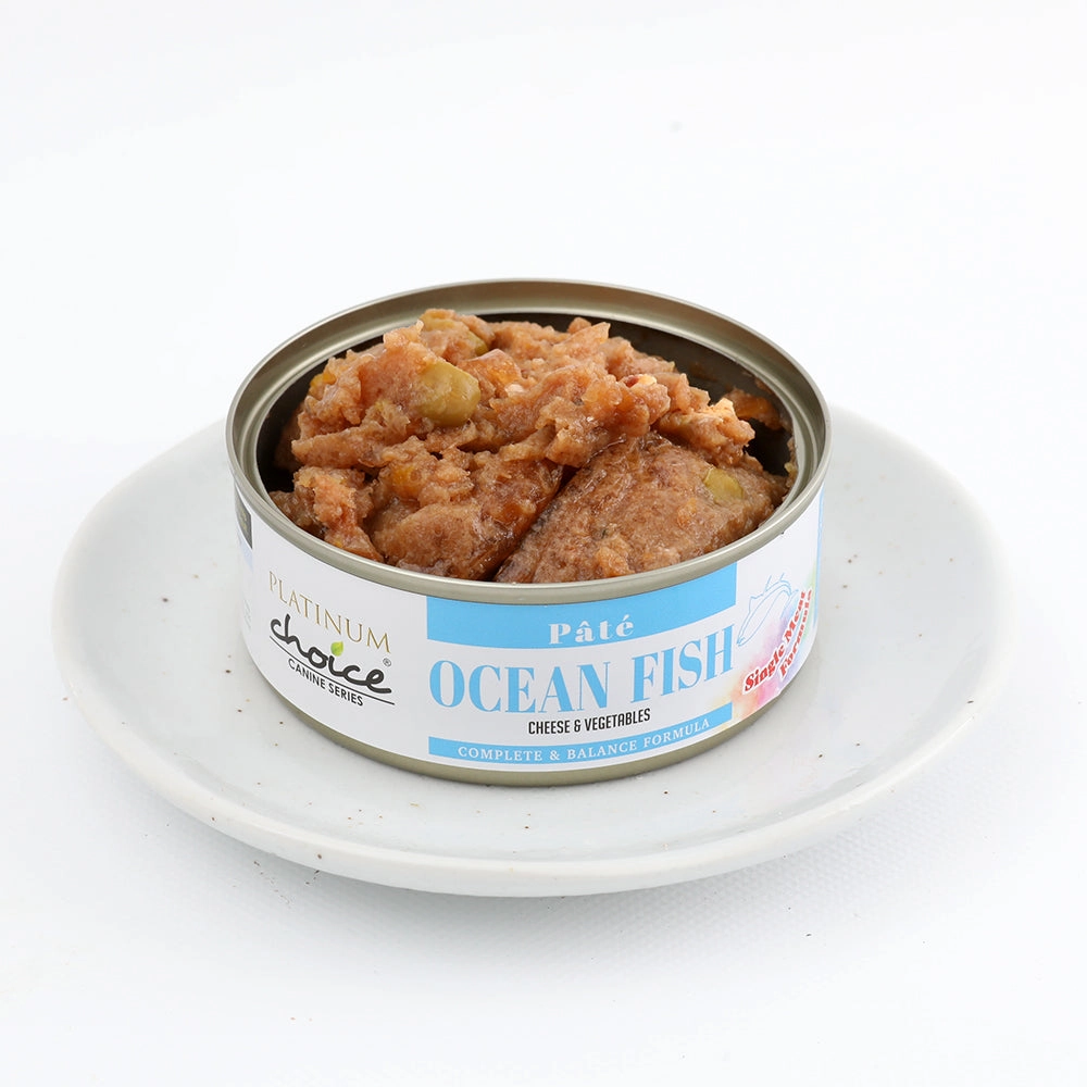 Platinum Choice Canine Pate Ocean Fish, Cheese & Vegetables 125g