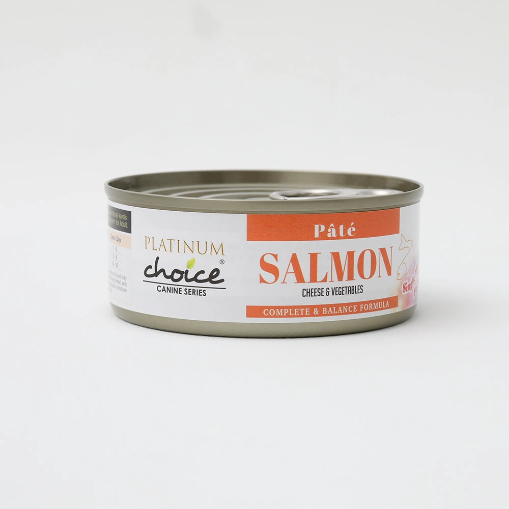 Platinum Choice Canine Pate Salmon, Cheese & Vegetables 125g