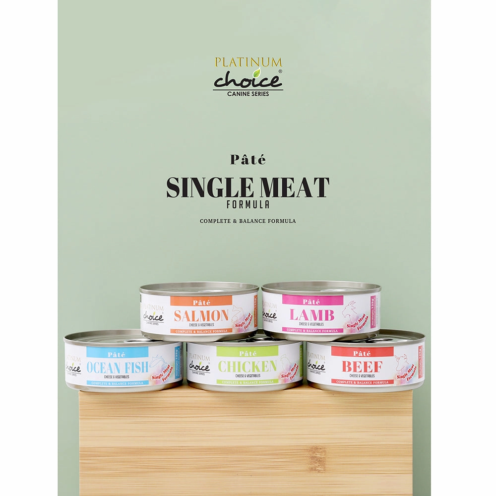 Platinum Choice Canine Pate Salmon, Cheese & Vegetables 125g