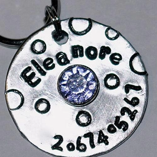 Polka Dot And Some Bling Dog ID Tag
