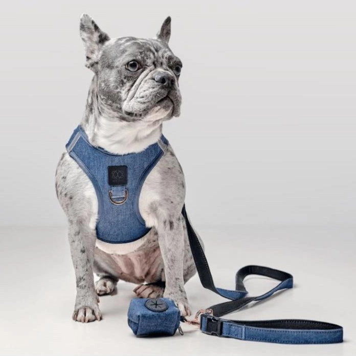 Poop Bag Holder Denim
