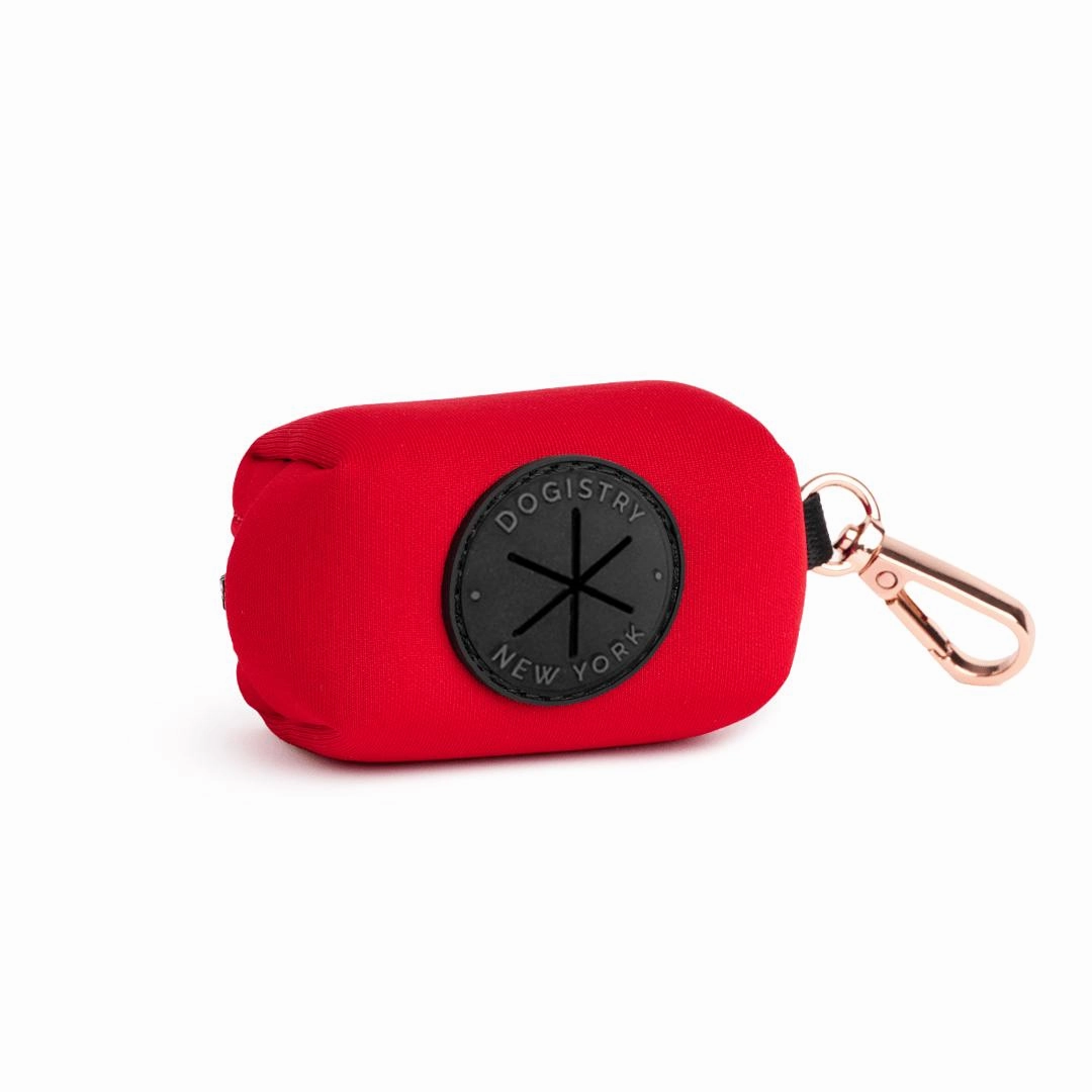 Poop Bag Holder Iconic Red