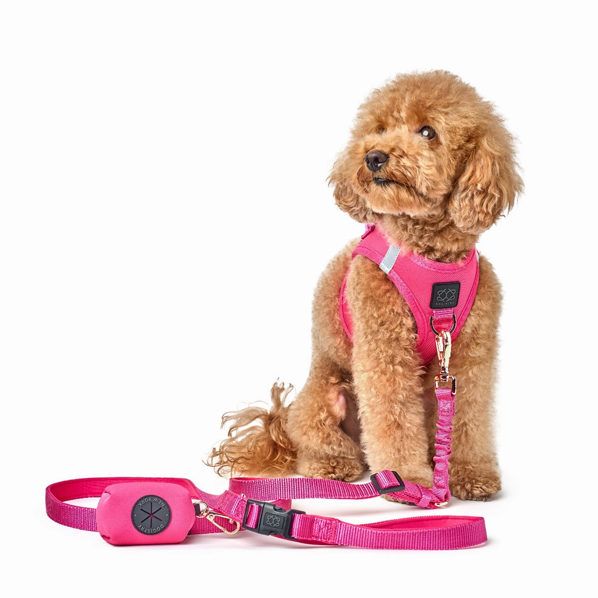 Poop Bag Holder Park Ave Pink