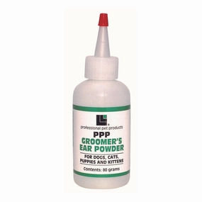 PPP Groomer's Ear Powder For Dogs, Cats, Puppies & Kittens 1oz