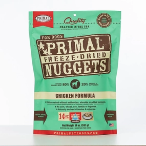 Primal Canine Freeze-Dried Nuggets Chicken Formula 14oz (EXPIRY 30 NOV 2025)