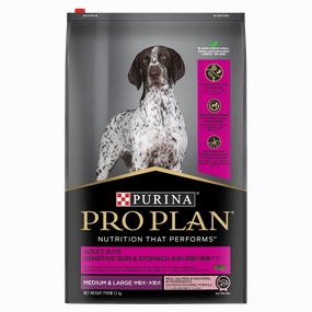 PRO PLAN Adult Sensitive Skin & Stomach Medium & Large Breed Dry Dog Food (12kg)